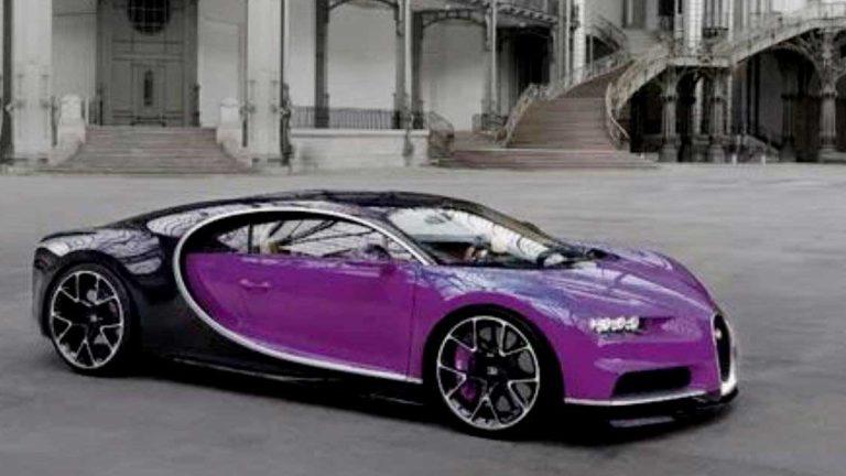 purple bugatti